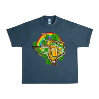 Midnight Navy Texas St. Patrick's Day Urban Heavy Tee - OliviaCreatesArt