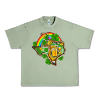 Oil Green Texas St. Patrick's Day Urban Heavy Tee - OliviaCreatesArt