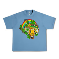 Pebble Blue Texas St. Patrick's Day Urban Heavy Tee - OliviaCreatesArt