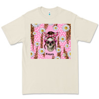 Bone skull mom pink glitter with daisy Premium Tee - TumblerDesignByShophia