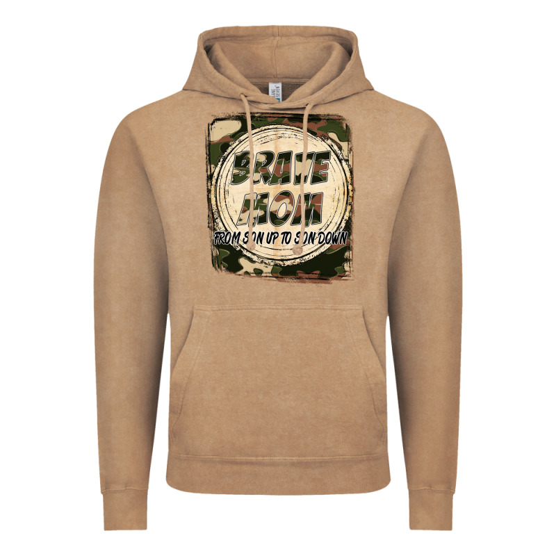 Brave Mom From Son Up To Son Down Mother's Day Vintage Hoodie by FaDigitalArtStudio | Teevron