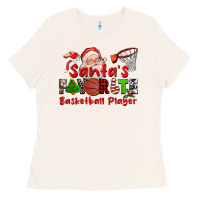 Bone santas favorite basketball player Ladies Tee - CowGirlArtShop