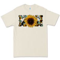 Sunflower Cowhide Mom Premium Tee | Teevron