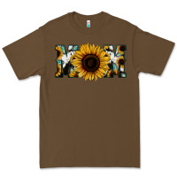 Cacao Sunflower Cowhide Mom Premium Tee - Jasminsmagicworld