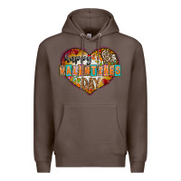 Coffee Happy Valentınes Day Premium Hoodie - CowhideDigitalArt