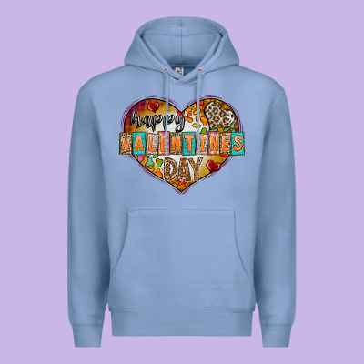 Happy Valentınes Day Premium Hoodie Designed By Cowhidedigitalart