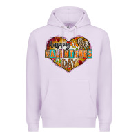 Lilac Happy Valentınes Day Premium Hoodie - CowhideDigitalArt