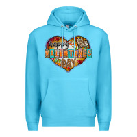 Ocean Blue Happy Valentınes Day Premium Hoodie - CowhideDigitalArt