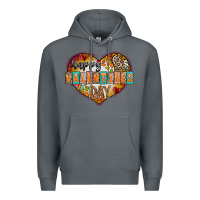 Rock Happy Valentınes Day Premium Hoodie - CowhideDigitalArt