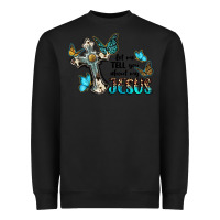 Black let me tell you about my jesus Heavyweight Sweatshirt - BarkalooDesign