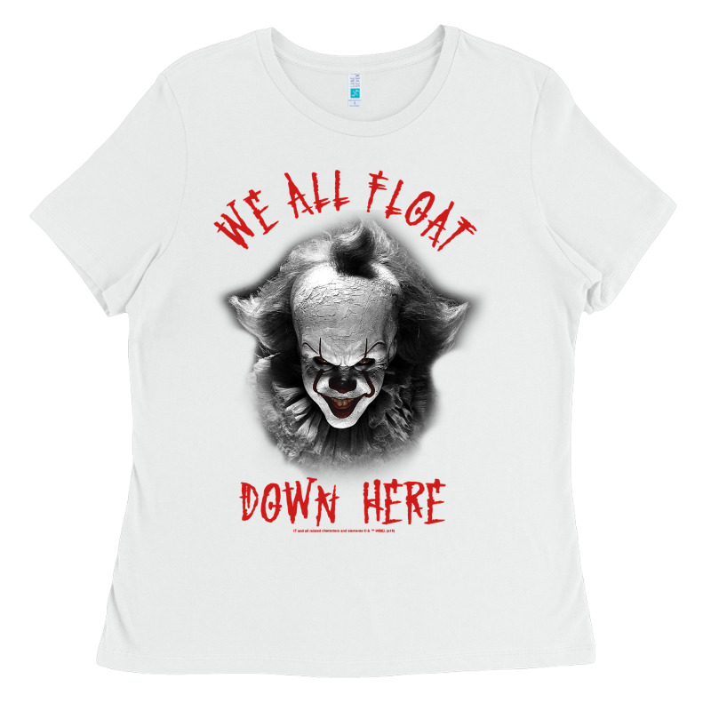 It Movie Pennywise We All Float Down Here Ladies Tee by maiPhamDesign | Teevron