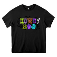Black Halloween howdy boo Heavy Core Tee - NancyCooperArtShop