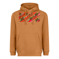 Leopar And Cowhide With Mistletoe Heavyweight Hoodie | Teevron
