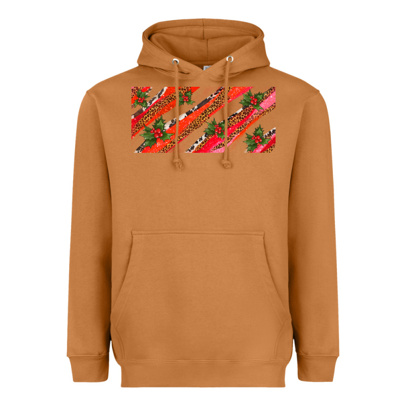 Leopar And Cowhide With Mistletoe Heavyweight Hoodie by AdoDesignShop | Teevron