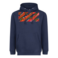 Navy leopar and cowhide with mistletoe Heavyweight Hoodie - AdoDesignShop