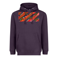 Plum leopar and cowhide with mistletoe Heavyweight Hoodie - AdoDesignShop
