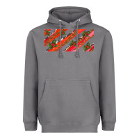 Storm leopar and cowhide with mistletoe Heavyweight Hoodie - AdoDesignShop