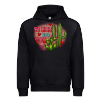 Black stuck on you cactus Urban Hoodie - JahusDesignShop