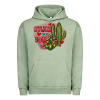 Pigment Oil Green stuck on you cactus Urban Hoodie - JahusDesignShop