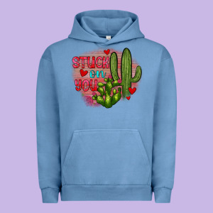 Stuck On You Cactus Urban Hoodie Designed By Jahusdesignshop