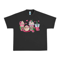 Pigment Black valentines day coffee cups Urban Heavy Tee - OliviaCreatesArt