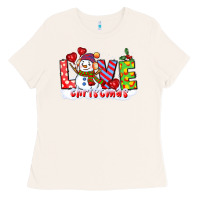 Bone love christmas snowman Ladies Tee - CowGirlArtShop