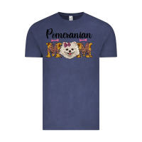 Vintage Denim western mom pomeranian Vintage Tee - RanaPortraitStore