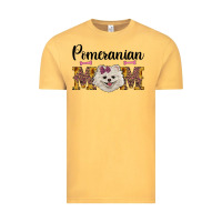 Vintage Mustard western mom pomeranian Vintage Tee - RanaPortraitStore
