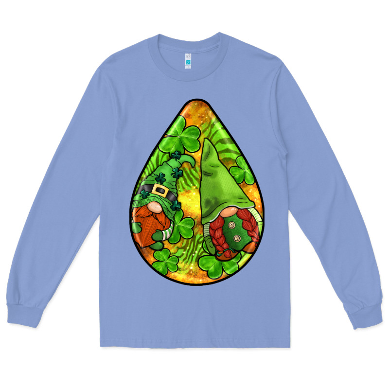 St.patrick's Teardrop Earrings Long Sleeve Tee by FaDigitalArtStudio | Teevron