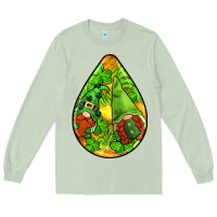 Matcha st.patrick's teardrop earrings Long Sleeve Tee - FaDigitalArtStudio