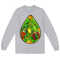 Moon Dust st.patrick's teardrop earrings Long Sleeve Tee - FaDigitalArtStudio