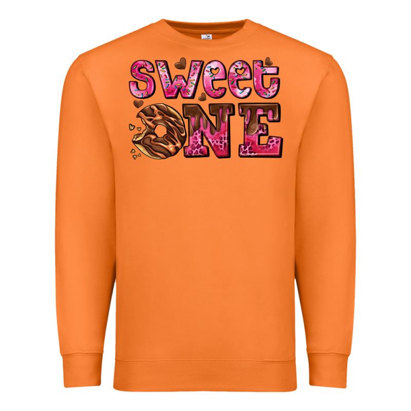 Sweet One Donut Premium Sweatshirt by AdoDesignShop | Teevron