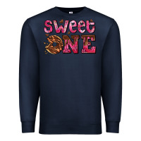 Navy sweet one donut Premium Sweatshirt - AdoDesignShop