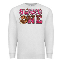 Oatmeal Heather sweet one donut Premium Sweatshirt - AdoDesignShop