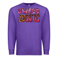 Purple sweet one donut Premium Sweatshirt - AdoDesignShop