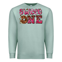 Seafoam sweet one donut Premium Sweatshirt - AdoDesignShop
