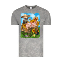 Cloud Rock farm animals wagon olivia Vintage Tee - OliviaCreatesArt