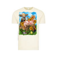 Vintage Arctic farm animals wagon olivia Vintage Tee - OliviaCreatesArt