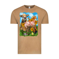 Vintage Camel farm animals wagon olivia Vintage Tee - OliviaCreatesArt