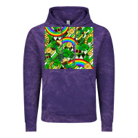 Cloud Purple St. Patrick's Day Vintage Hoodie - FaDigitalArtStudio