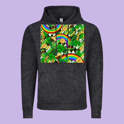 St. Patrick's Day Vintage Hoodie Designed By Fadigitalartstudio