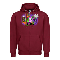 Burgundy endo crew Zipper Hoodie - AdoDesignShop