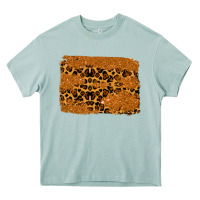 Arona leopard glitter background Heavy Core Tee - RanaPortraitStore