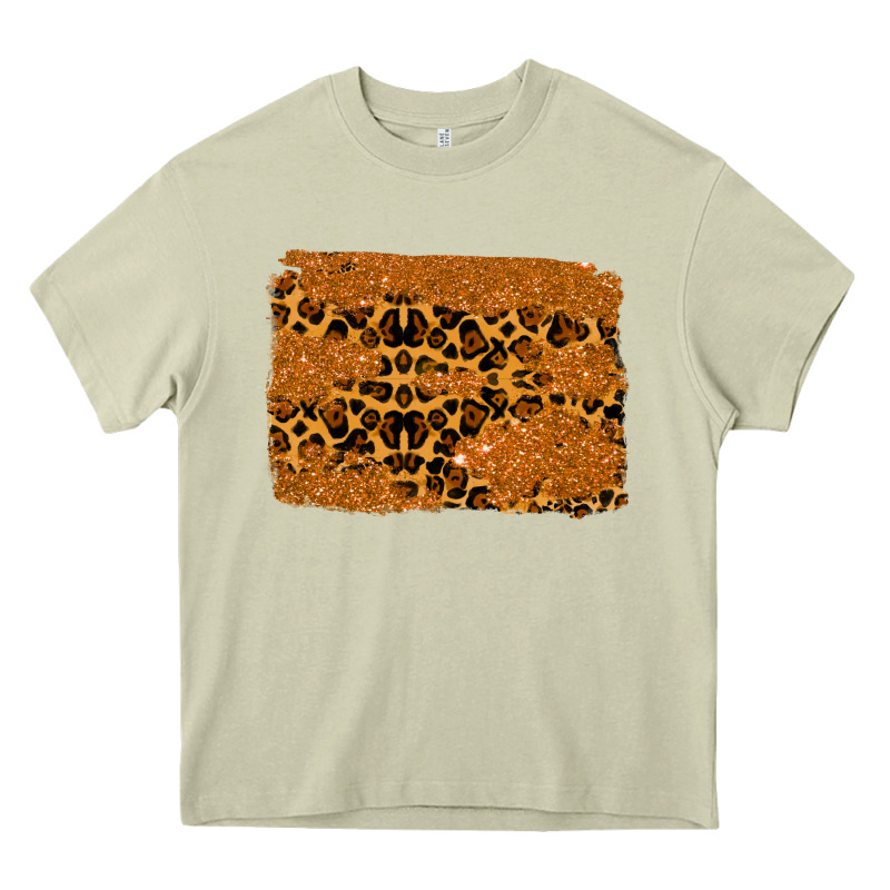 Leopard Glitter Background Heavy Core Tee by RanaPortraitStore | Teevron