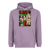 Lavender christmas cocktail martini  air freshener Heavyweight Hoodie - AdoDesignShop