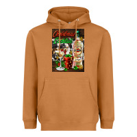 Christmas Cocktail Martini  Air Freshener Heavyweight Hoodie | Teevron