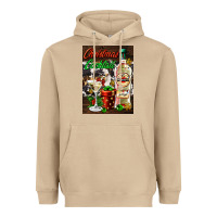 Mushroom christmas cocktail martini  air freshener Heavyweight Hoodie - AdoDesignShop