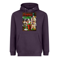 Plum christmas cocktail martini  air freshener Heavyweight Hoodie - AdoDesignShop