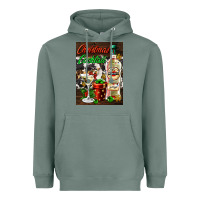 Sage christmas cocktail martini  air freshener Heavyweight Hoodie - AdoDesignShop