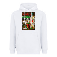 White christmas cocktail martini  air freshener Heavyweight Hoodie - AdoDesignShop